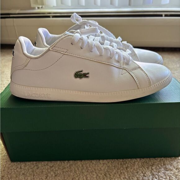 Lacoste Women's White Sneakers - Picture 1 of 4